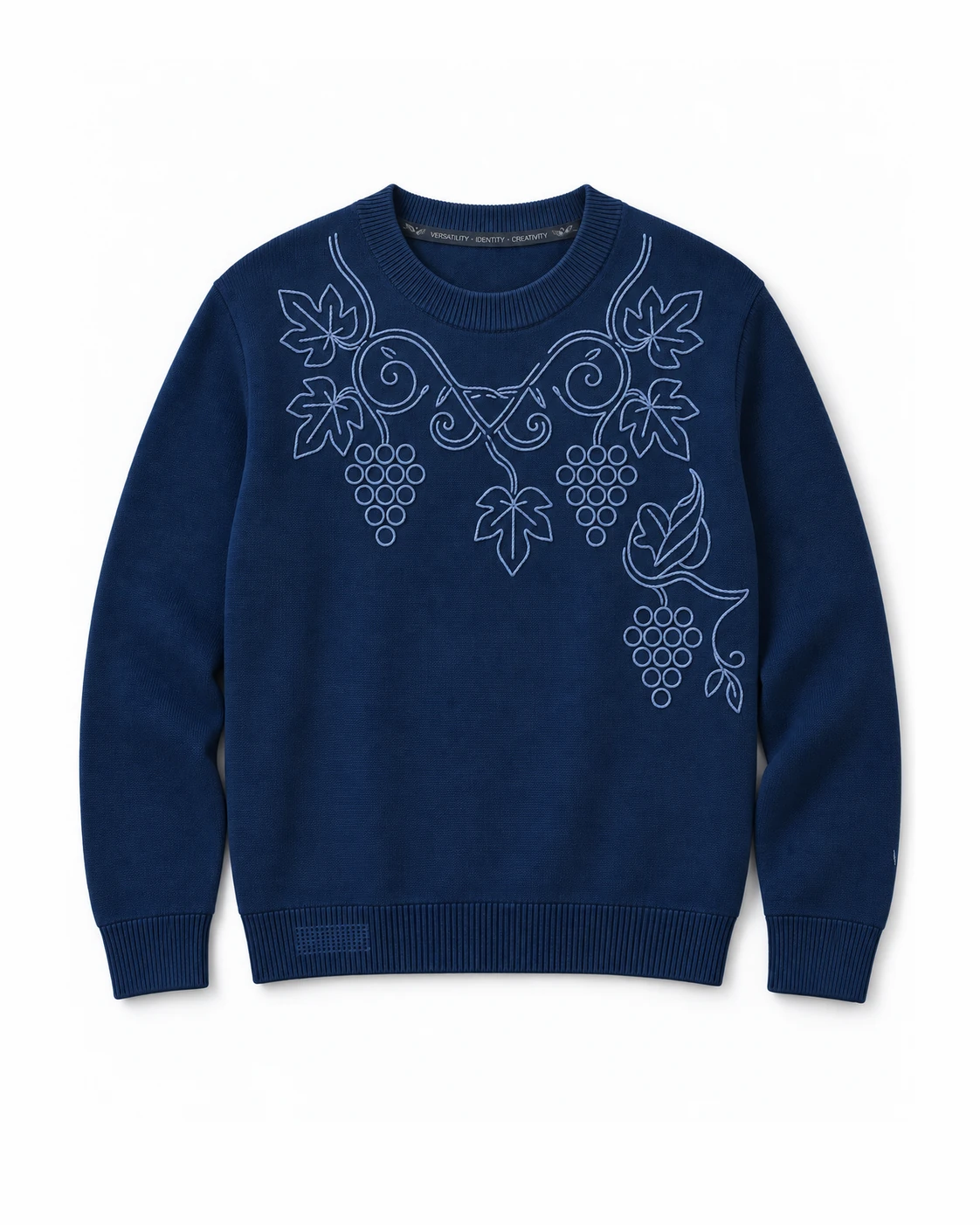 Olives Sweater 2, navy, front product view